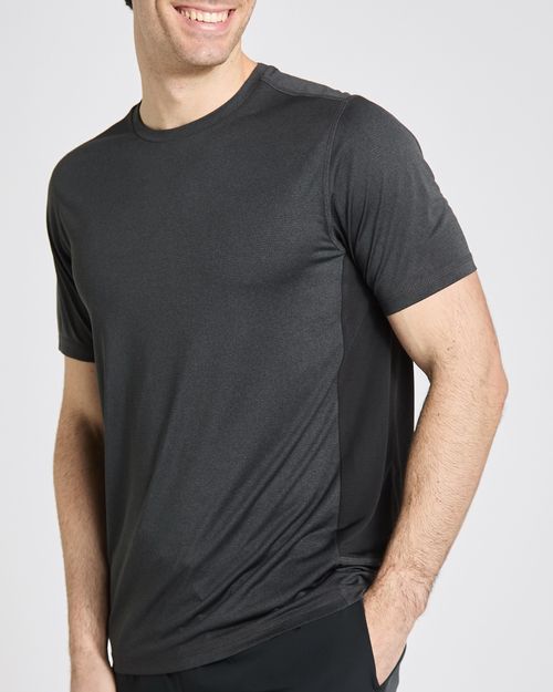 Sports Panel Pin Dot T-Shirt