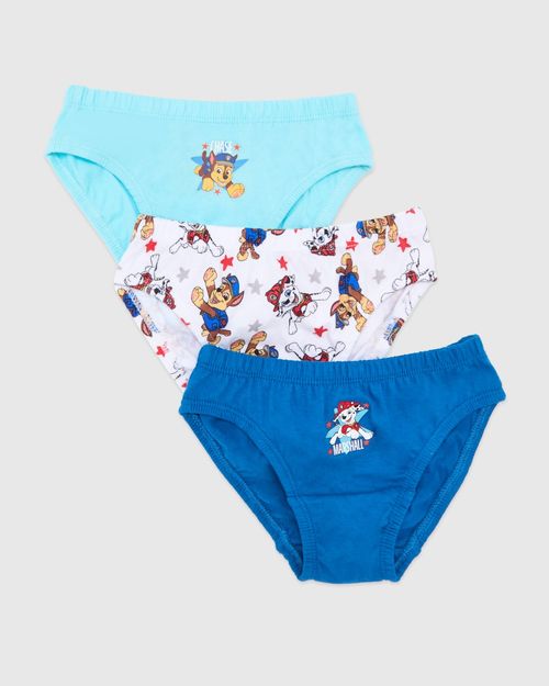 Paw Patrol Briefs - Pack Of 3 (2-5 Years)