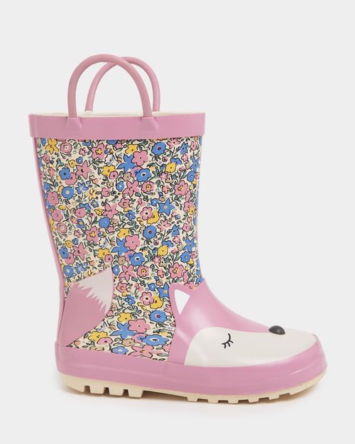 Girls 3D Wellies (Size 4 Infant-2)