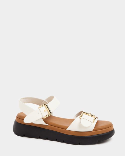 Flatform Buckle Sandal