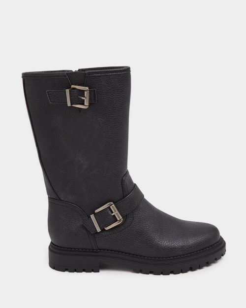 Calf Biker Boot