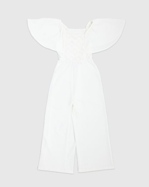 Crochet Detail Jumpsuit (4-14 Years)