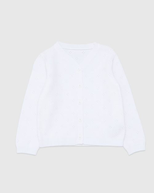 Pointelle Cardigan (6 Months-5 Years)