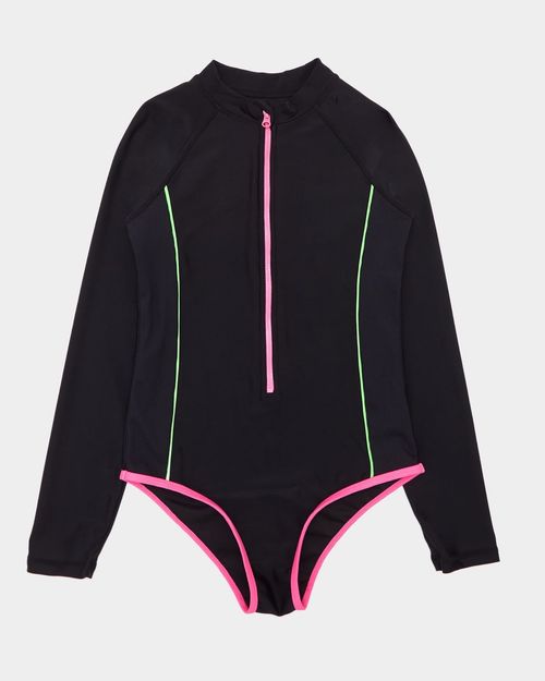 Long-Sleeved Swimsuit (4-14 Years)