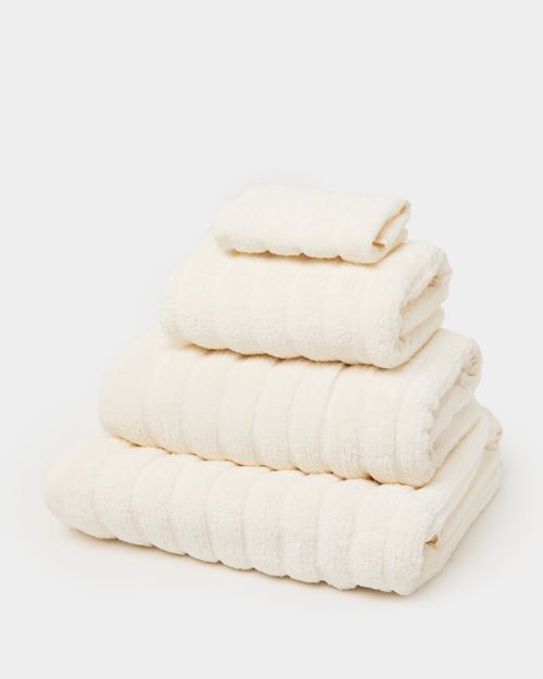 Ribbed Cotton Face Cloth