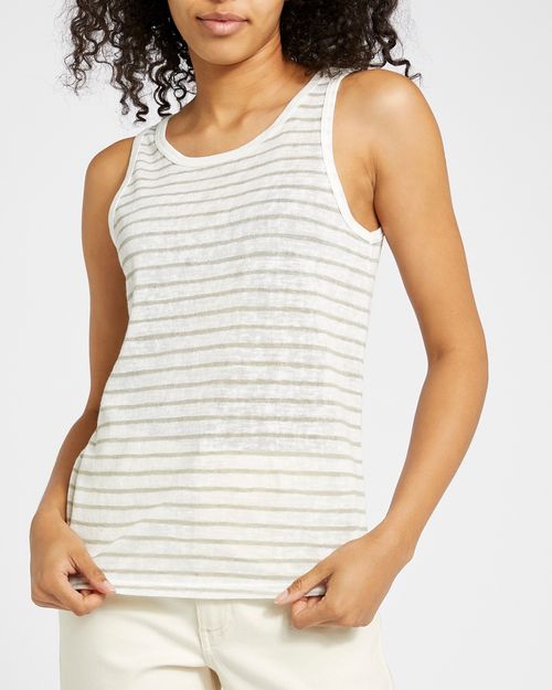 Linen Look Vest