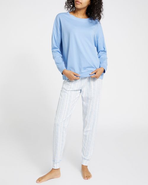 Cotton Jacquard Pyjama Set