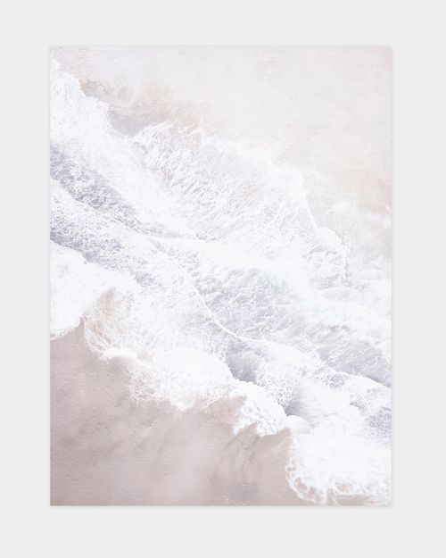 Shore Waves Abstract Wall Art