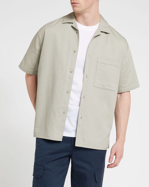 Cotton Herringbone Shirt