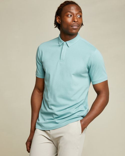 Slim Fit Stretch Pique Polo Shirt