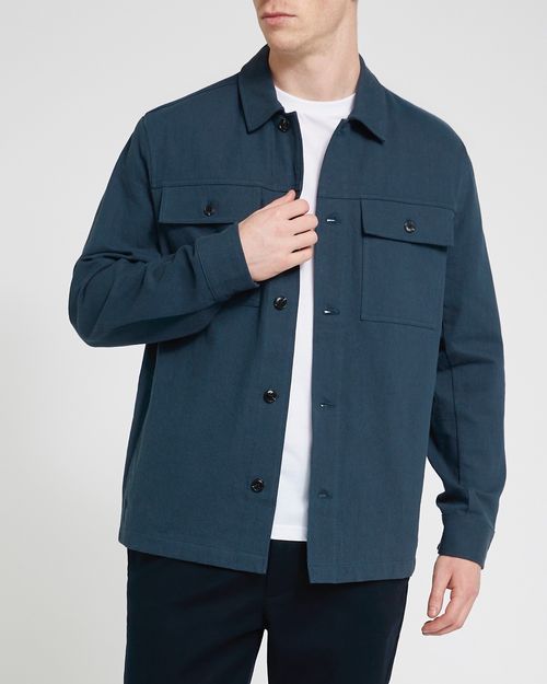 Linen Blend Overshirt