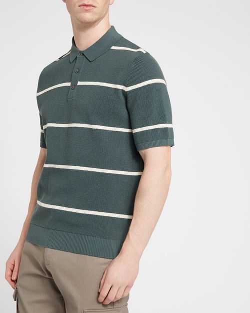 Stripe Texture Polo