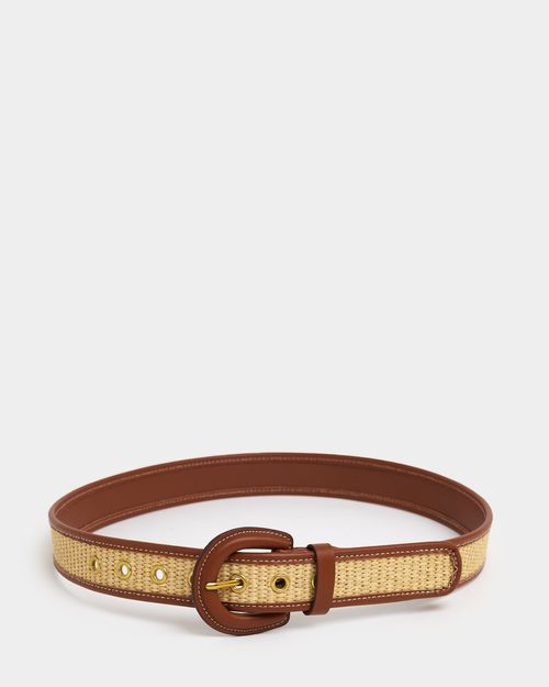 Raffia Belt