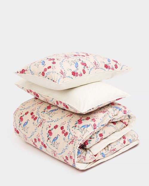 Carolyn Donnelly Eclectic Bird Print Duvet Set