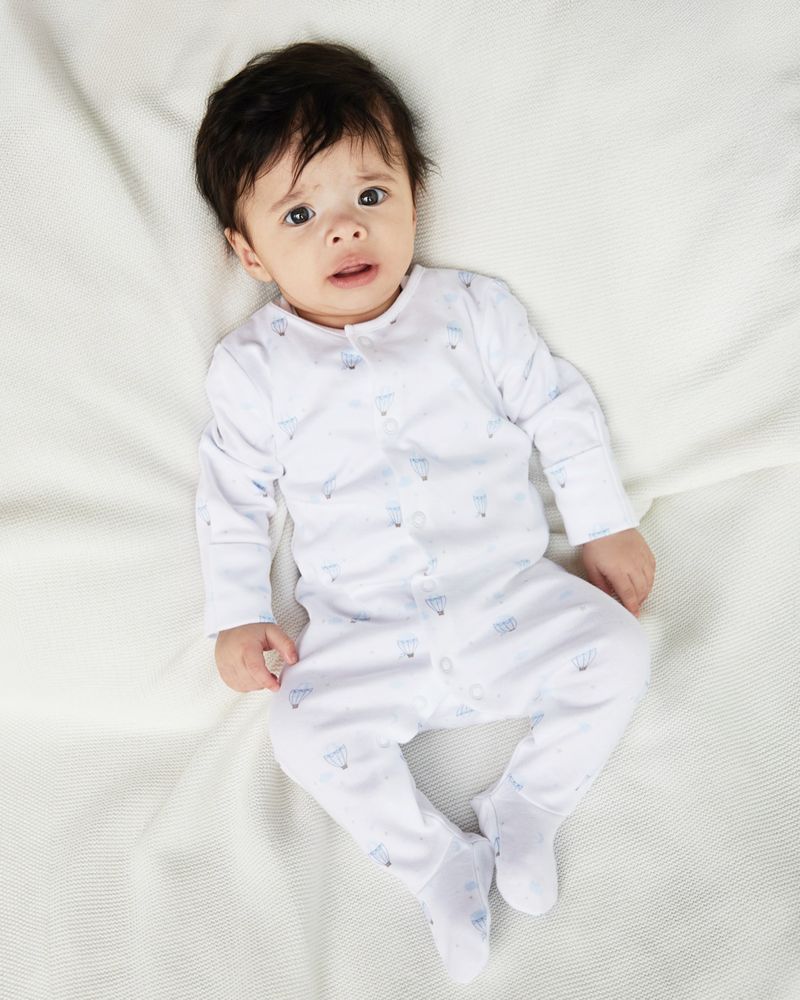 Pure Cotton Sleepsuits Pack Of (Newborn-23 Months) Dunnes Stores