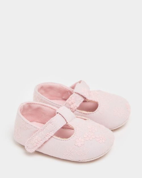 Floral Baby Shoe (Newborn-12 Months)