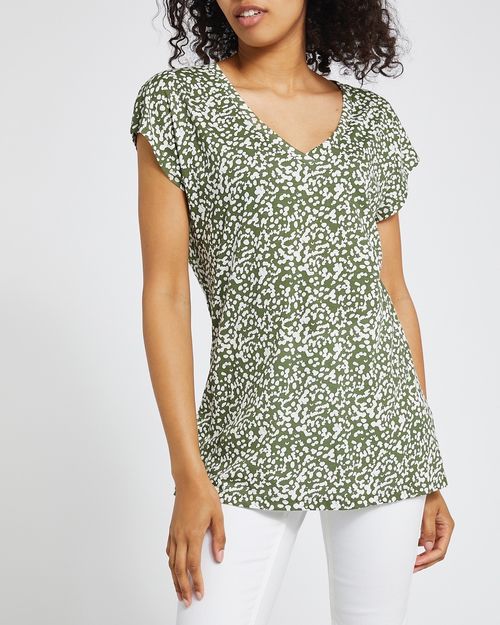 Cotton Modal V-Neck T-Shirt