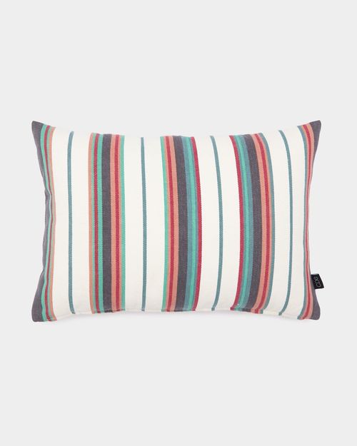 Carolyn Donnelly Eclectic Stripe Oblong Cushion