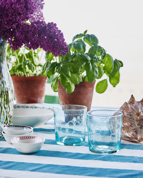 Carolyn Donnelly Eclectic Floral Tumbler