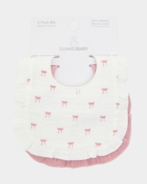 Frill Bibs - Pack Of 2