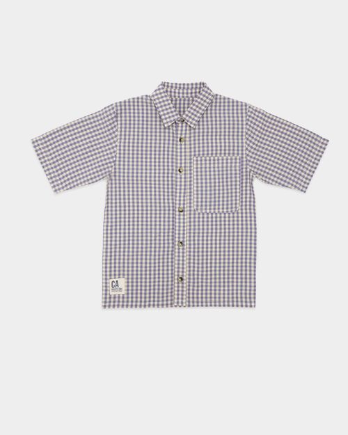 Short Sleeve Check Shirt (2-14 Years)