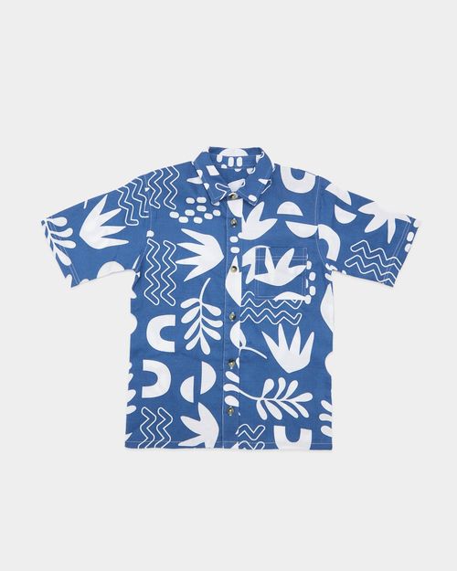 Short-Sleeved Resort Shirt (2-14 Years)