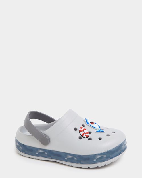 Shark Light Up Clog (Size 6 Infant-12)