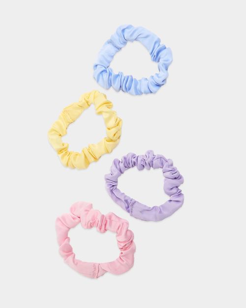 Silk Scrunchie - Pack Of 4
