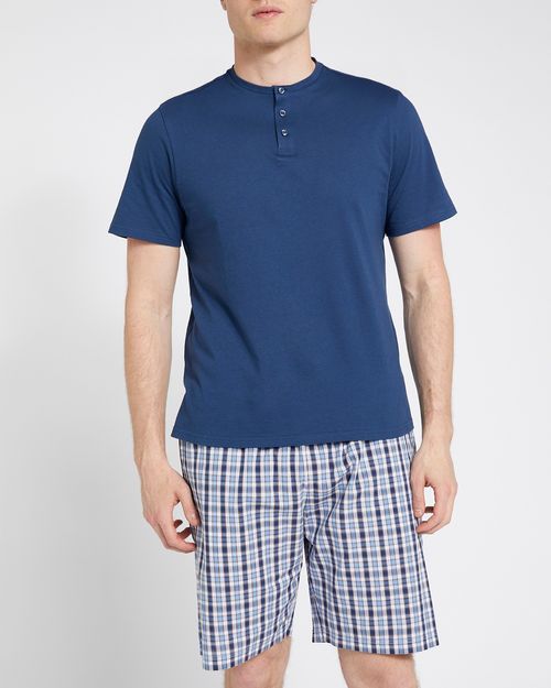 Woven Cotton Short Pyjamas Set