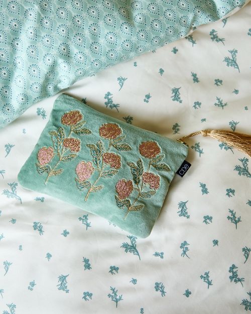 Carolyn Donnelly Eclectic Embroidered Purse