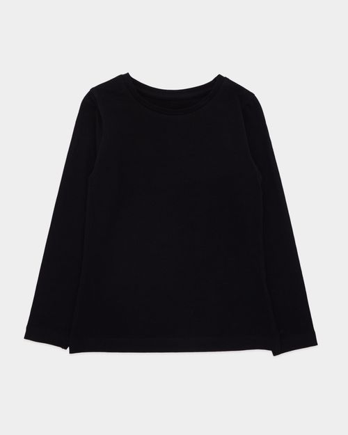Long-Sleeved Stretch Top (2-14 years)