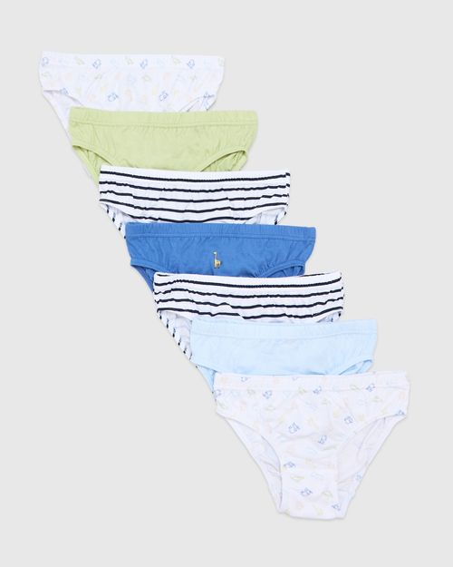 Boys Briefs - Pack Of 7 (2-10 Years)