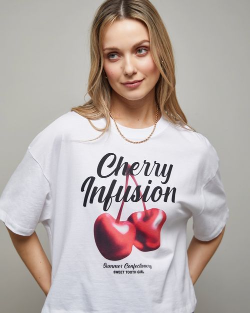 Drop Shoulder Boxy Graphic T-Shirt