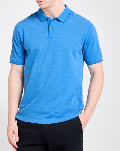 Regular Fit Birdseye Polo