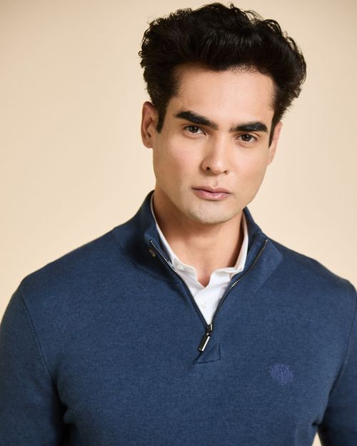 Paul Costelloe Living Men Quarter Zip Jumper