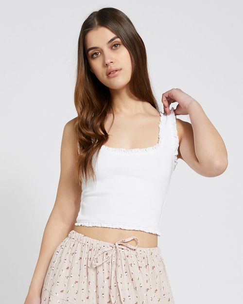 Savida Bailey Frill Rib Top