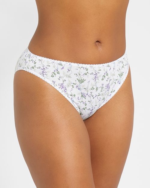 Print High Leg Briefs - Pack Of 5