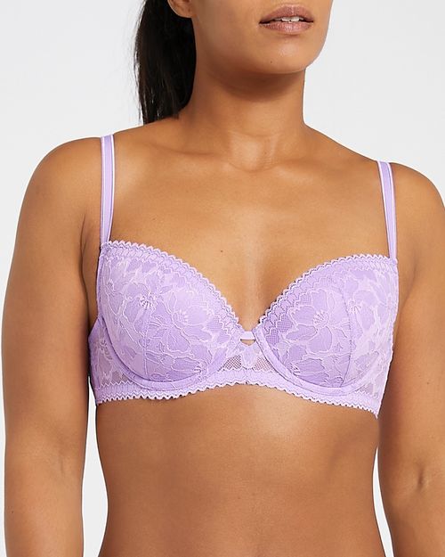 Cleo Padded Lace Balcony Bra