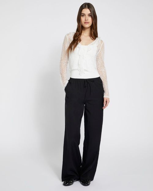 Savida Bailey Drawcord Wide Leg Trousers
