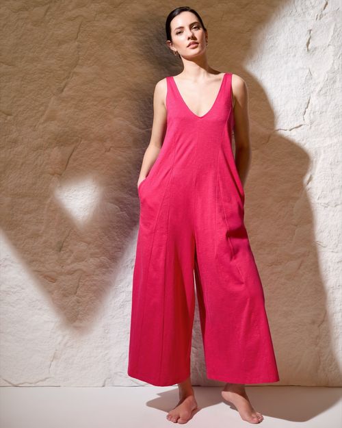 Throw On Longline Jumpsuit