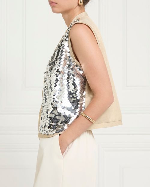 Gallery Sequin Waistcoat