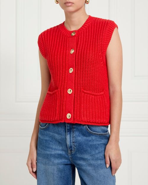 Gallery Short Sleeve Button Cardigan
