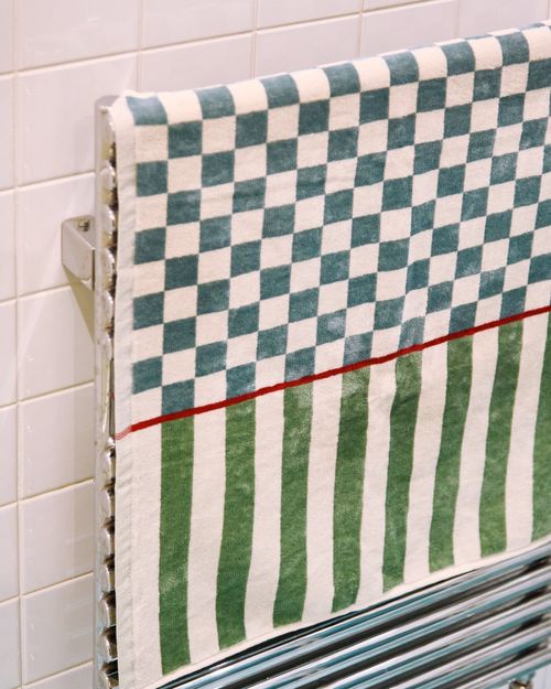 Carolyn Donnelly Eclectic Check Fashion Towel