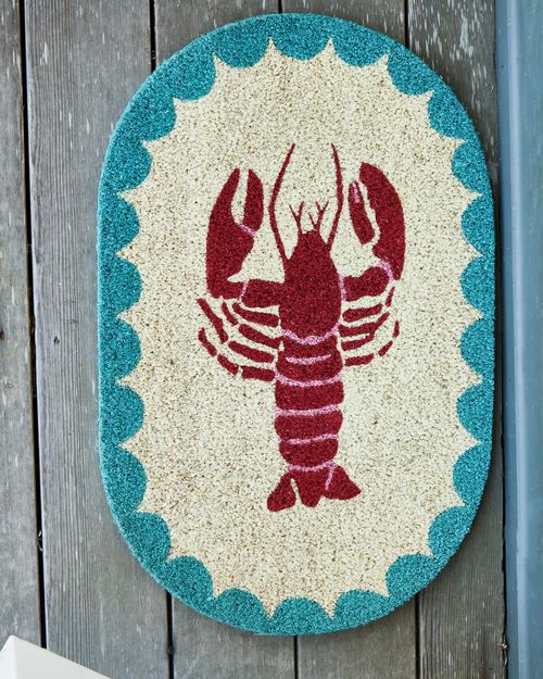 Carolyn Donnelly Eclectic Lobster Doormat