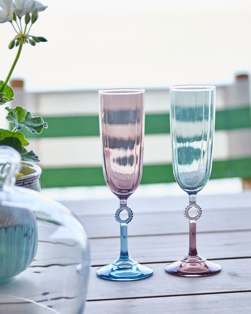 Carolyn Donnelly Eclectic Champagne Flute