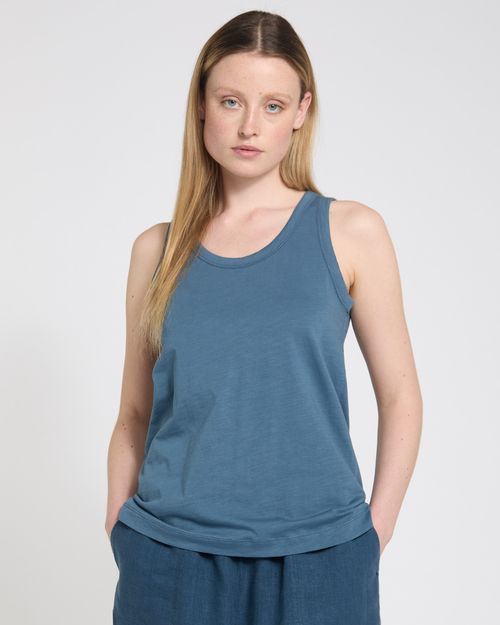 Carolyn Donnelly The Edit 100% Cotton Slub Vest