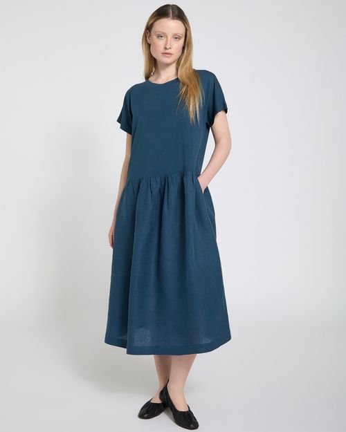 Carolyn Donnelly The Edit Jersey Linen Dress