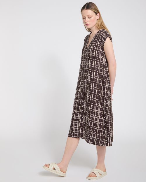 Carolyn Donnelly The Edit Printed Sleeveless Linen Dress