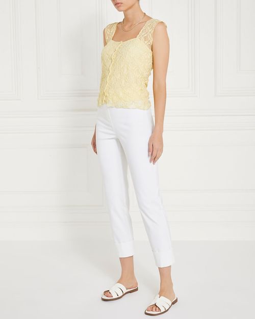 Gallery 7/8 Turn Up Crop Trousers