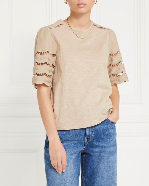 Gallery Cotton Broderie T-Shirt